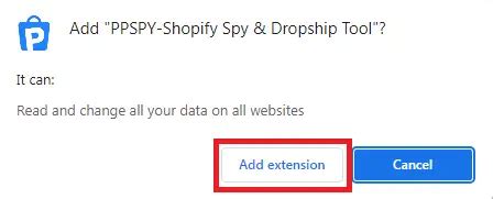 Once the extension is installed, visit any Shopify store that sparks your interest. . Ppspy extension